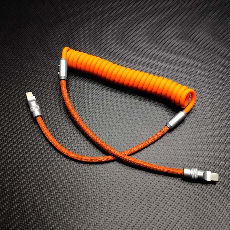 "Chubby" Spring Braided Silicone Fast Charge Cable