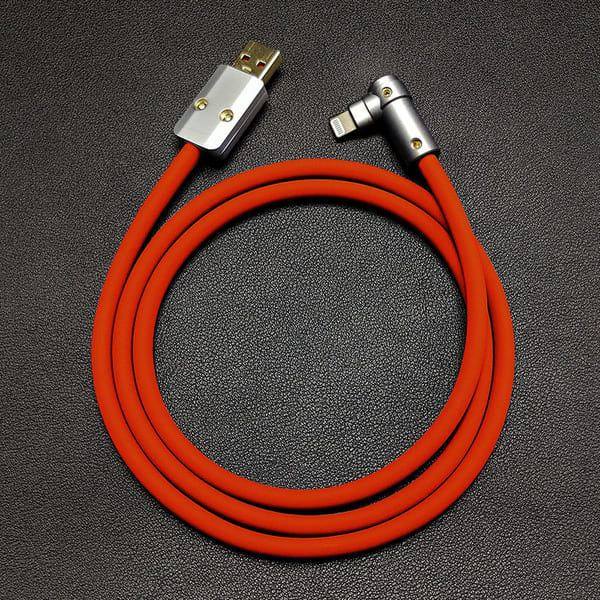 "Chubby" USB 90° Elbow Design Fast Charge Cable