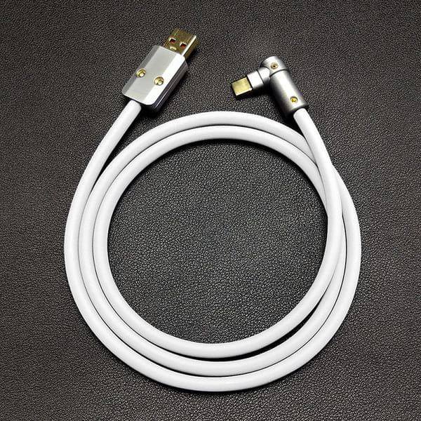 "Chubby" USB 90° Elbow Design Fast Charge Cable