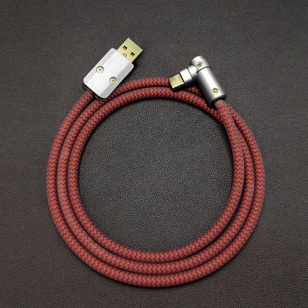 "Chubby" USB 90° Elbow Design Fast Charge Cable