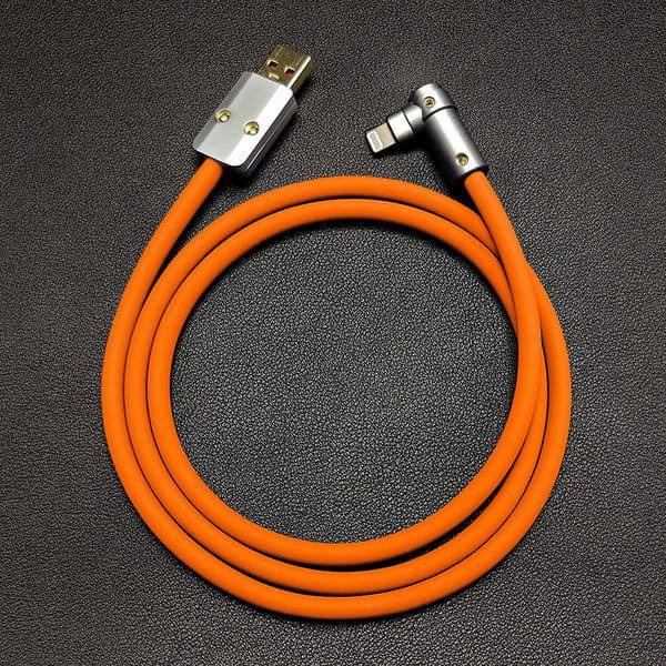 "Chubby" USB 90° Elbow Design Fast Charge Cable