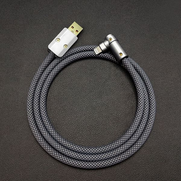 "Chubby" USB 90° Elbow Design Fast Charge Cable