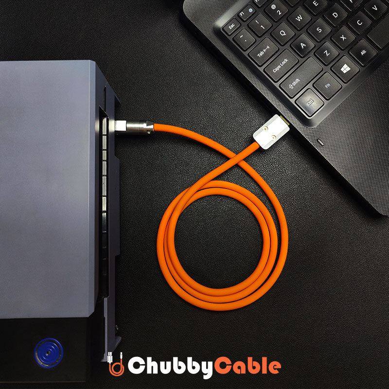 "Chubby" USB/ Type-C Printer Cable