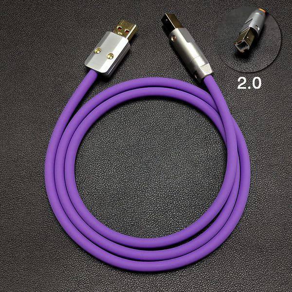 "Chubby" USB/ Type-C Printer Cable