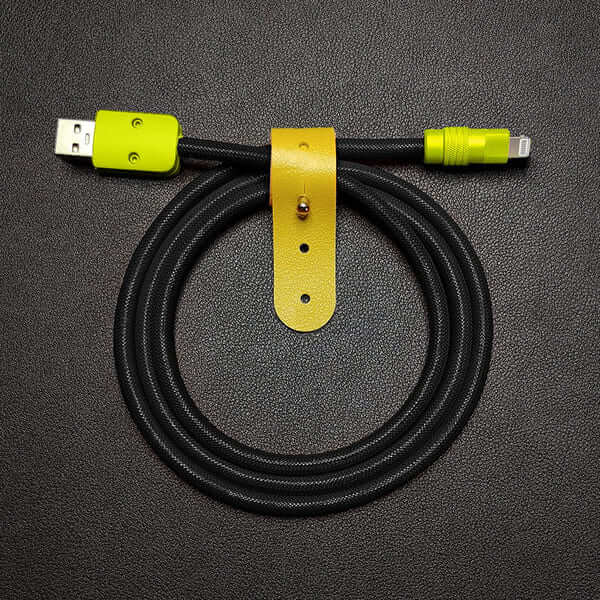 "Chubby" Vibrant Color-block Braided Charge Cable