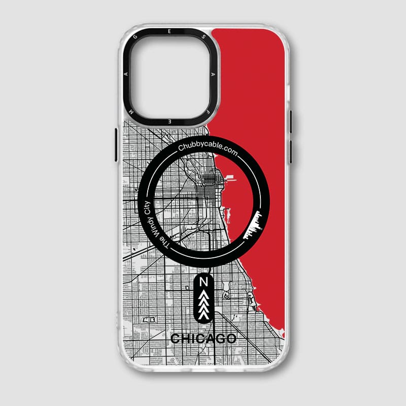 "City Map - Chicago" Urban Adventure iPhone Case