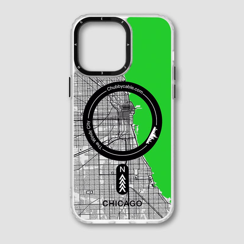 "City Map - Chicago" Urban Adventure iPhone Case