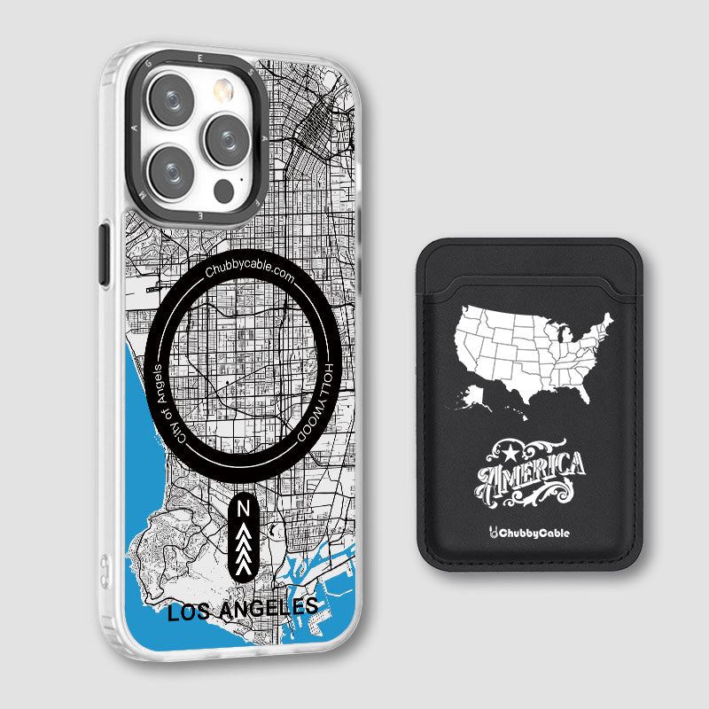 "City Map - Los Angeles" Urban Adventure iPhone Case