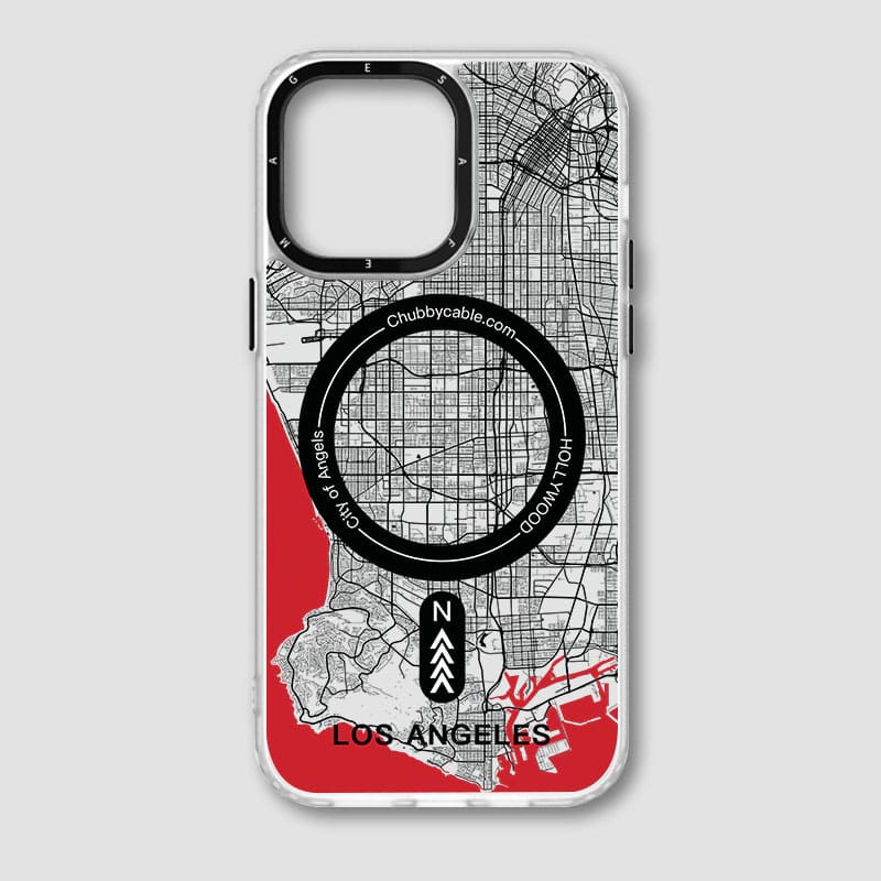 "City Map - Los Angeles" Urban Adventure iPhone Case