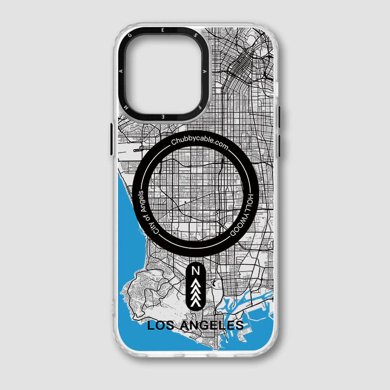 "City Map - Los Angeles" Urban Adventure iPhone Case