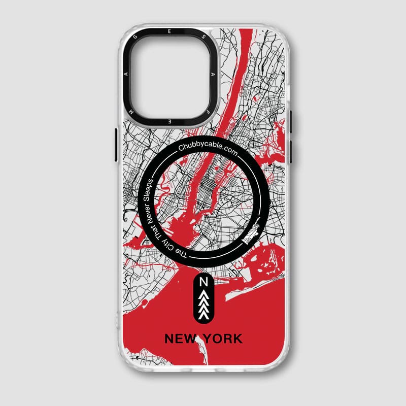 "City Map - New York" Urban Adventure iPhone Case