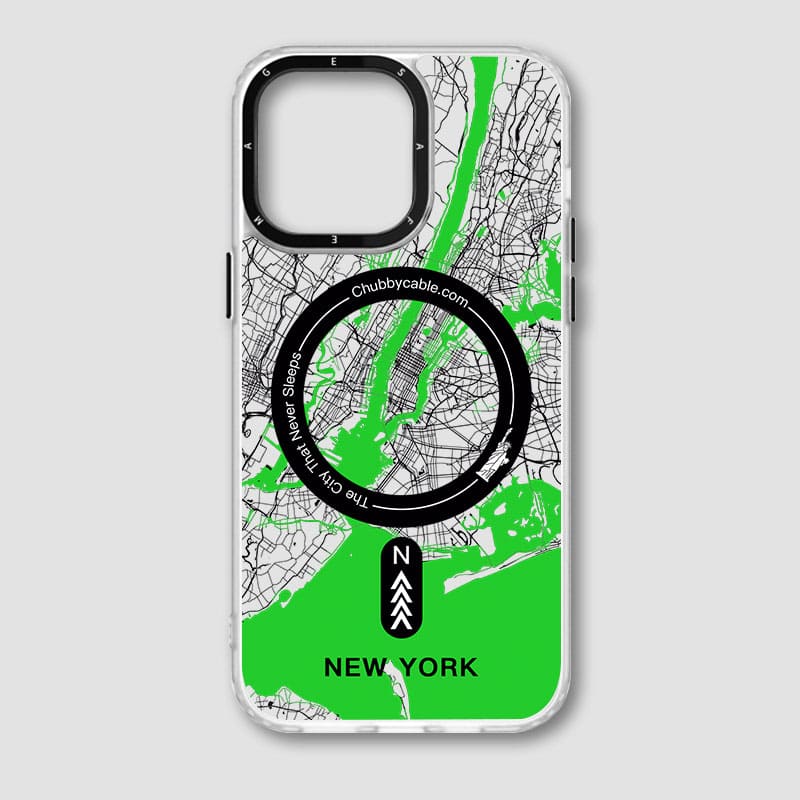 "City Map - New York" Urban Adventure iPhone Case