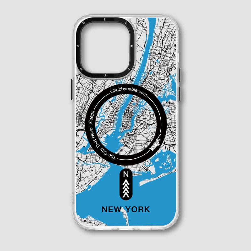 "City Map" Urban Adventure iPhone Case