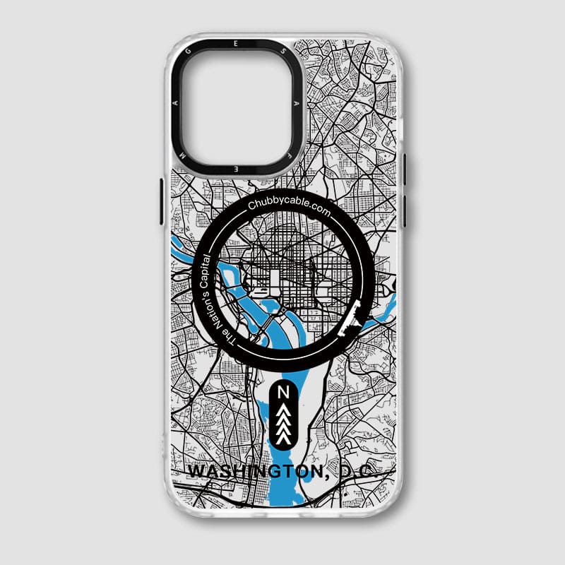 "City Map - Washington, D.C" Urban Adventure iPhone Case