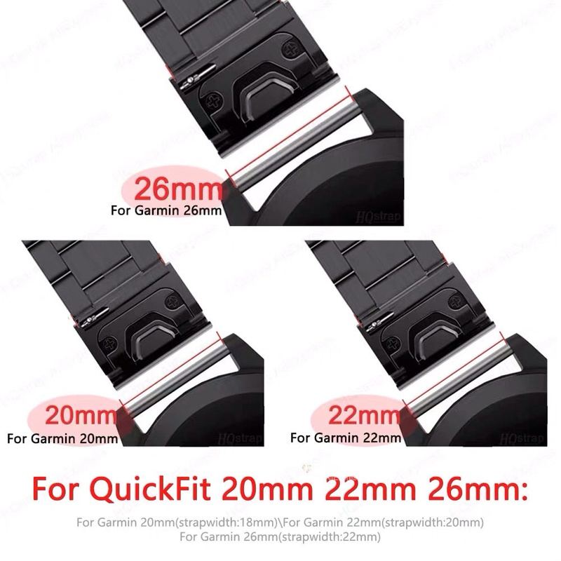 Climbing Nylon Quick Release Band For Garmin Watch