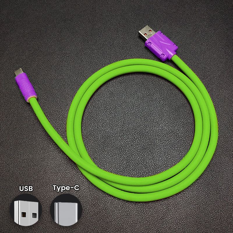 "Color Block Chubby" 120W Fast Charging Cable