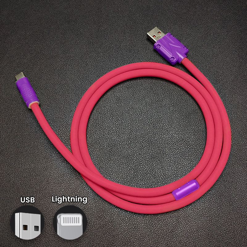 "Color Block Chubby" 120W Fast Charging Cable