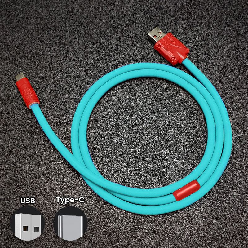 "Color Block Chubby" 120W Fast Charging Cable