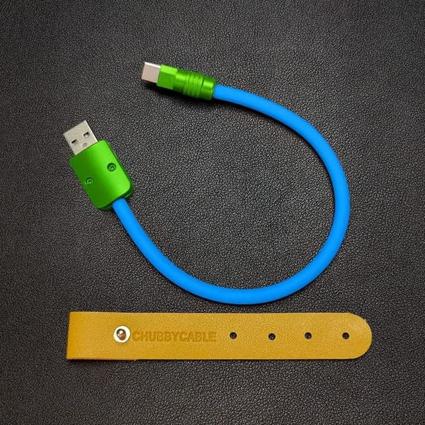 "Color Block Chubby" Power Bank Friendly Cable