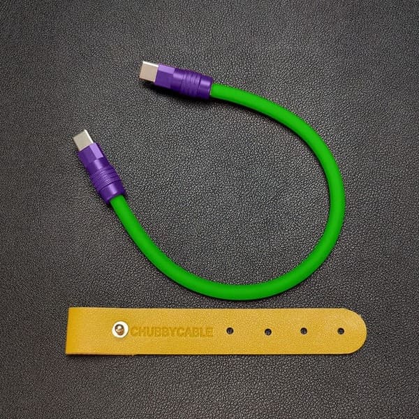 "Color Block Chubby" Power Bank Friendly Cable