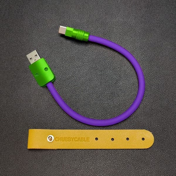 "Color Block Chubby" Power Bank Friendly Cable