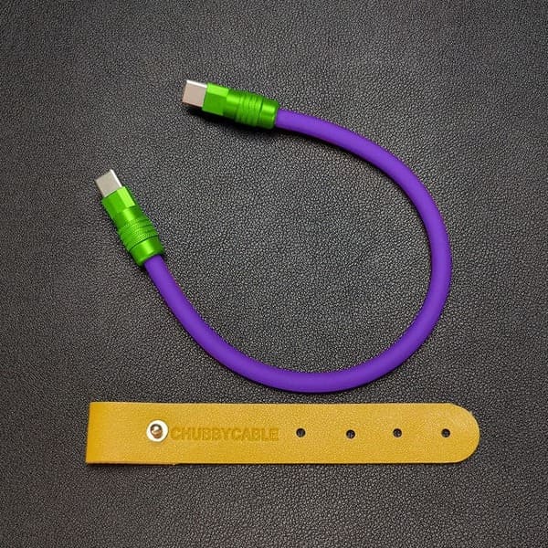 "Color Block Chubby" Power Bank Friendly Cable