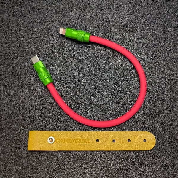 "Color Block Chubby" Power Bank Friendly Cable