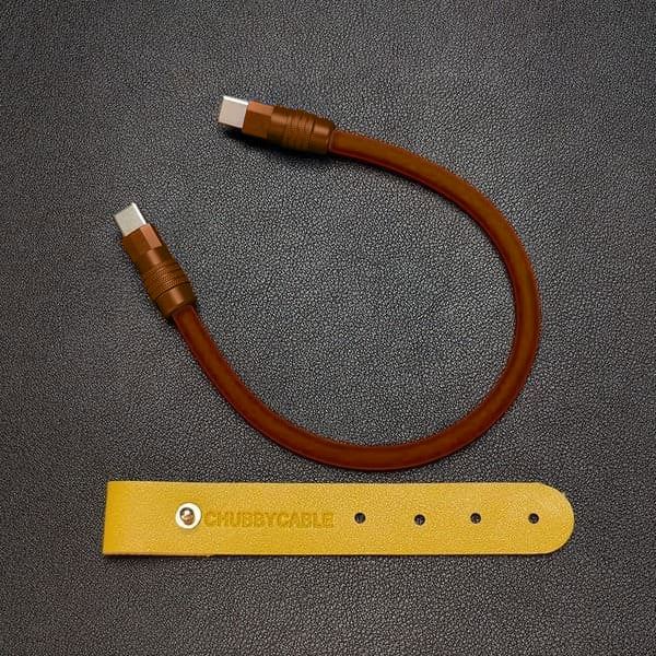 "Color Block Chubby" Power Bank Friendly Cable