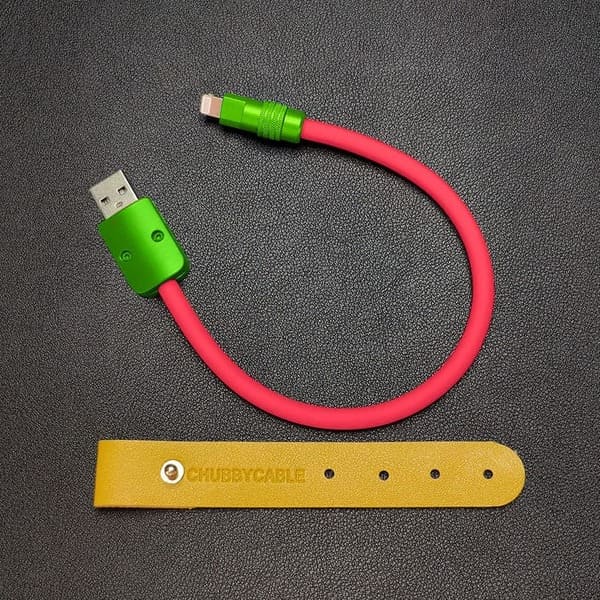 "Color Block Chubby" Power Bank Friendly Cable