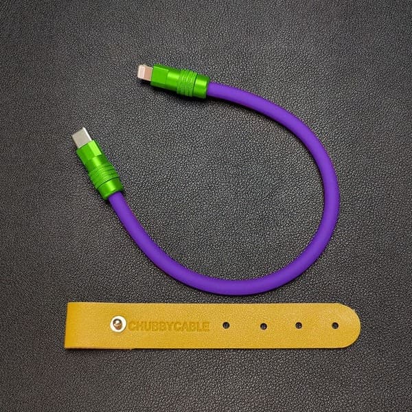 "Color Block Chubby" Power Bank Friendly Cable