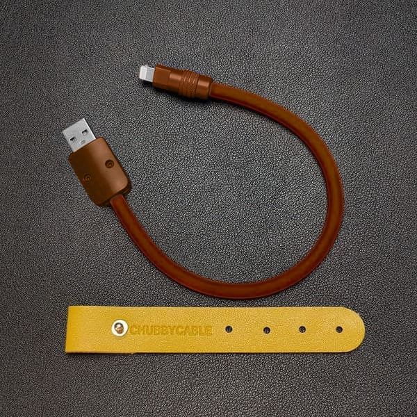 "Color Block Chubby" Power Bank Friendly Cable