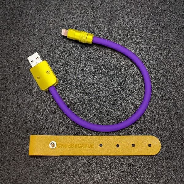 "Color Block Chubby" Power Bank Friendly Cable - More colors