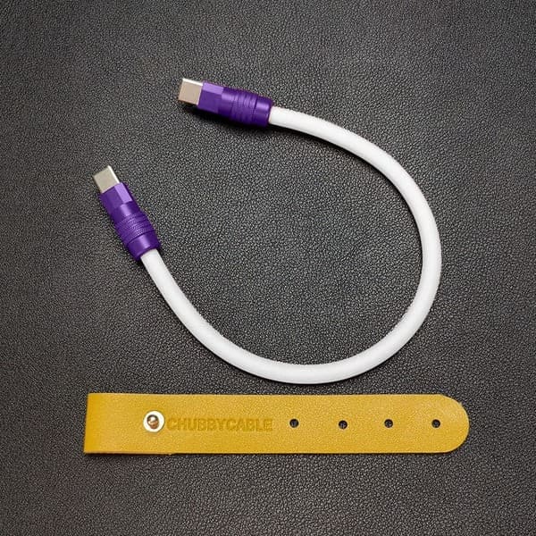 "Color Block Chubby" Power Bank Friendly Cable - More colors