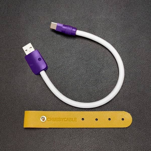 "Color Block Chubby" Power Bank Friendly Cable - More colors