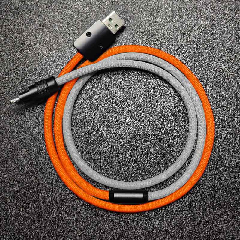 "ColorWeave Chubby" Vibrant Dual-Tone 100W Fast Charge Cable