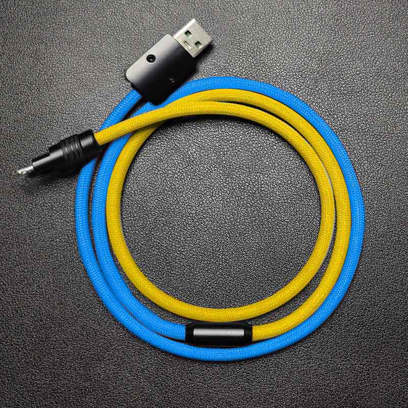 "ColorWeave Chubby" Vibrant Dual-Tone 100W Fast Charge Cable