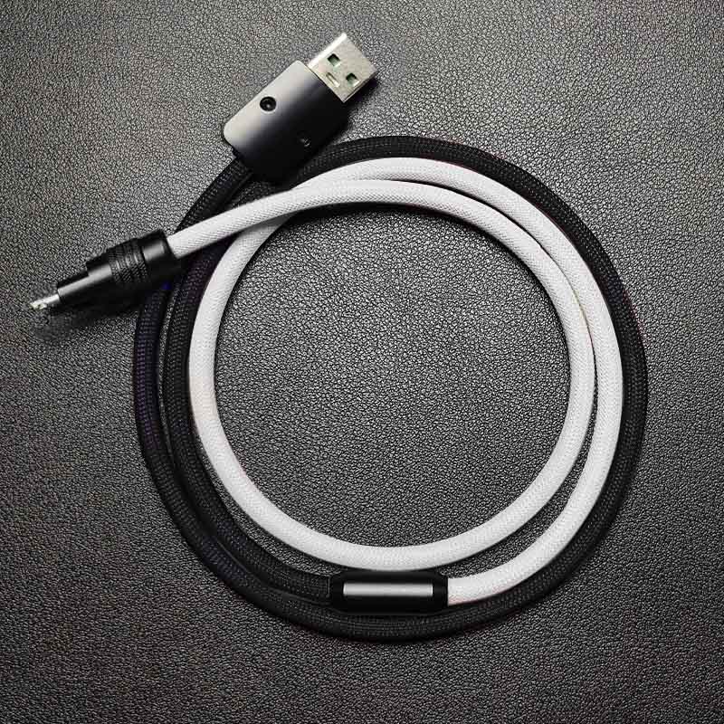 "ColorWeave Chubby" Vibrant Dual-Tone 100W Fast Charge Cable