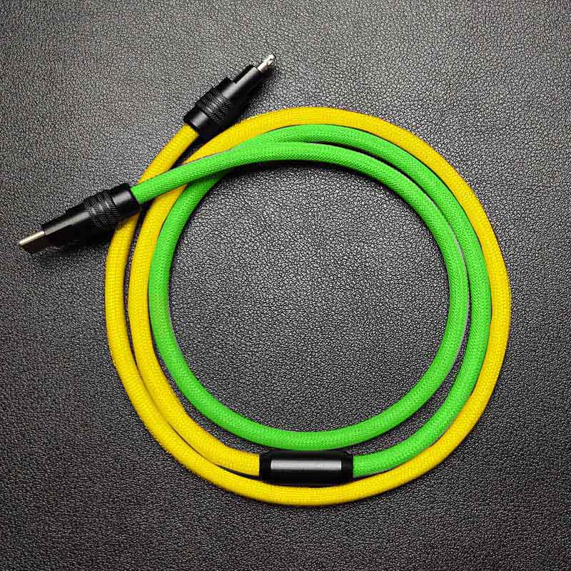 "ColorWeave Chubby" Vibrant Dual-Tone 100W Fast Charge Cable