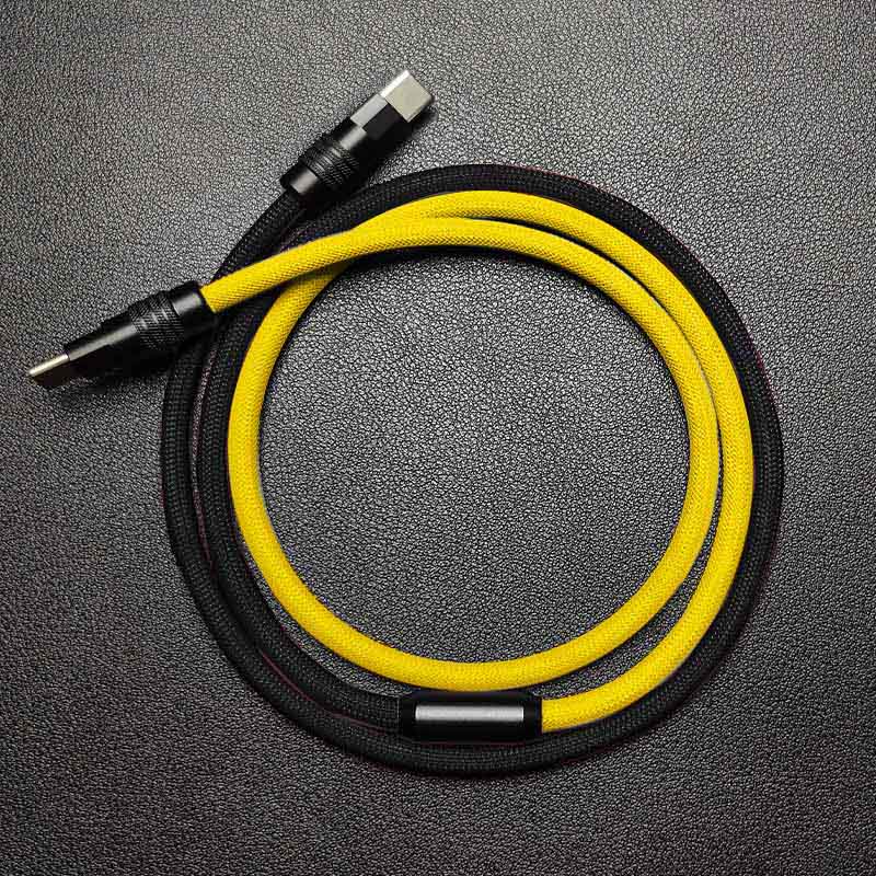 "ColorWeave Chubby" Vibrant Dual-Tone 100W Fast Charge Cable