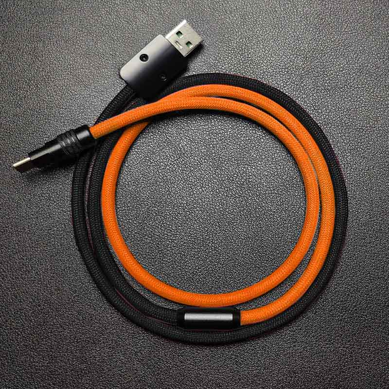 "ColorWeave Chubby" Vibrant Dual-Tone 100W Fast Charge Cable - More Colors