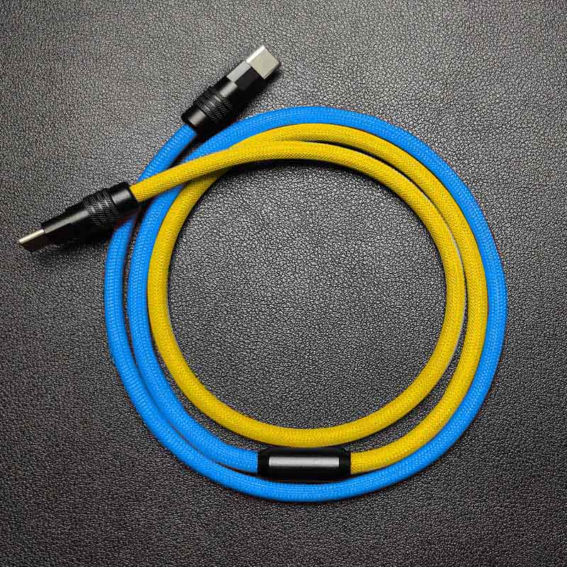 "ColorWeave Chubby" Vibrant Dual-Tone 100W Fast Charge Cable