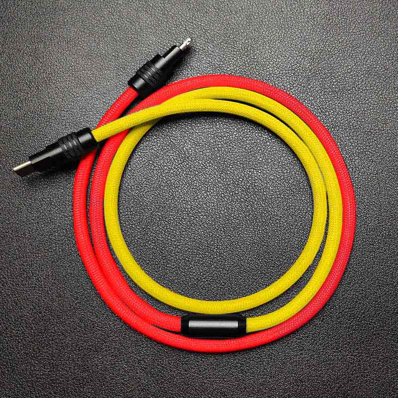 "ColorWeave Chubby" Vibrant Dual-Tone 100W Fast Charge Cable - More Colors