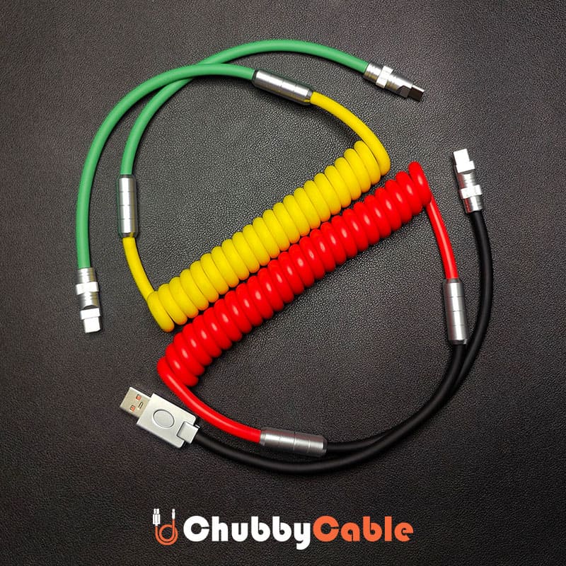 "Colorblock Chubby" Fast Charging Car Spring Cable