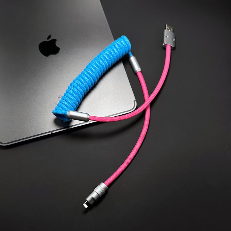 "Colorblock Chubby" Spring Charge Cable