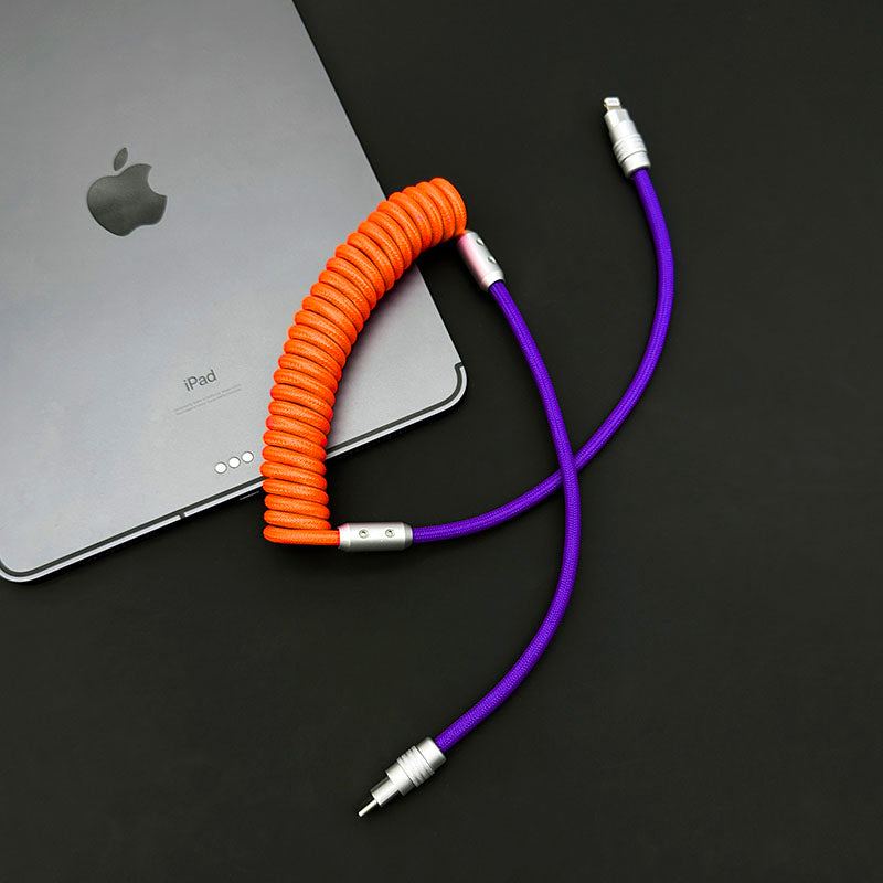 "Colorblock Chubby" Spring Charge Cable