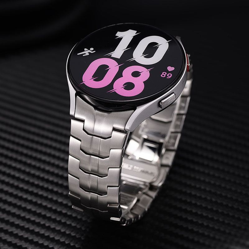 Cool Stainless Steel Solid Metal Watch Band for Samsung Galaxy Watch 4/5/6/7