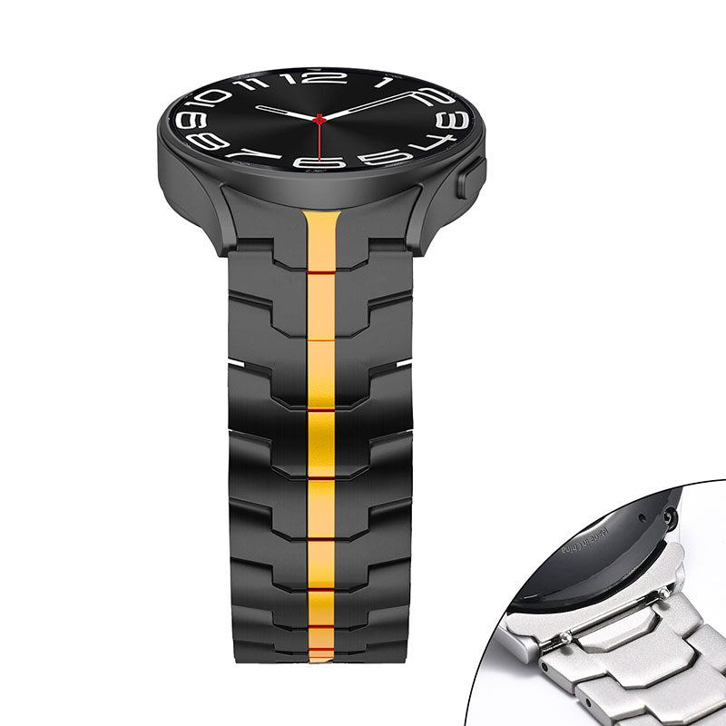 Cool Stainless Steel Solid Metal Watch Band for Samsung Galaxy Watch 4/5/6/7