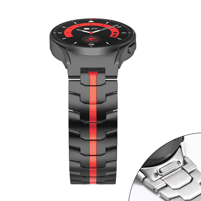 Cool Stainless Steel Solid Metal Watch Band for Samsung Galaxy Watch 4/5/6/7