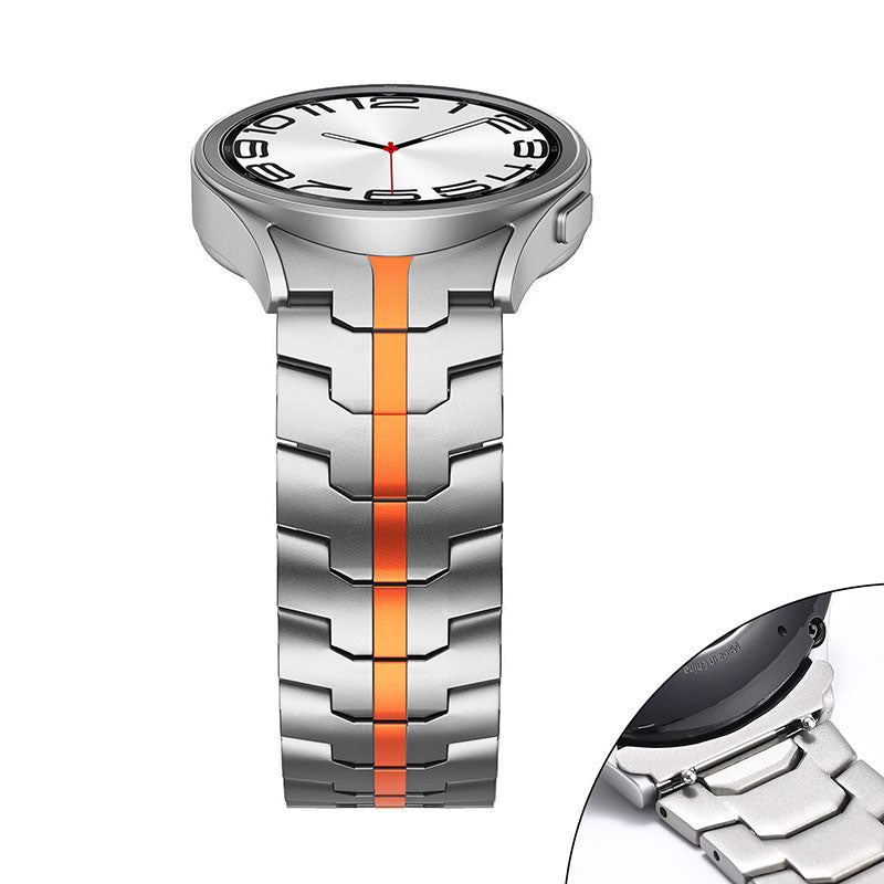 Cool Stainless Steel Solid Metal Watch Band for Samsung Galaxy Watch 4/5/6/7