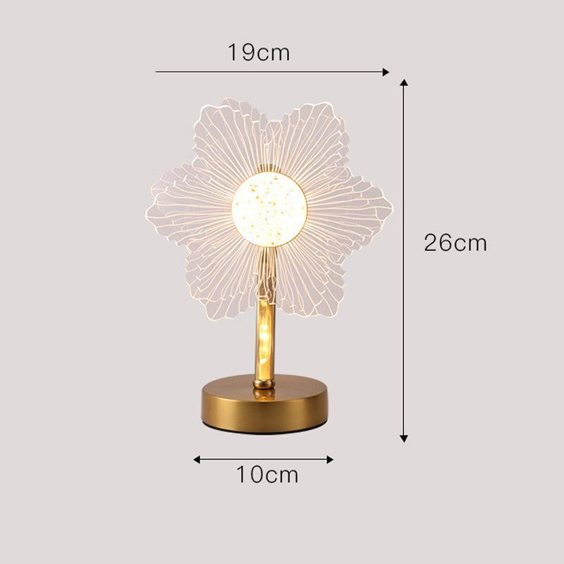 Creative Acrylic Sunflower Table Lamp